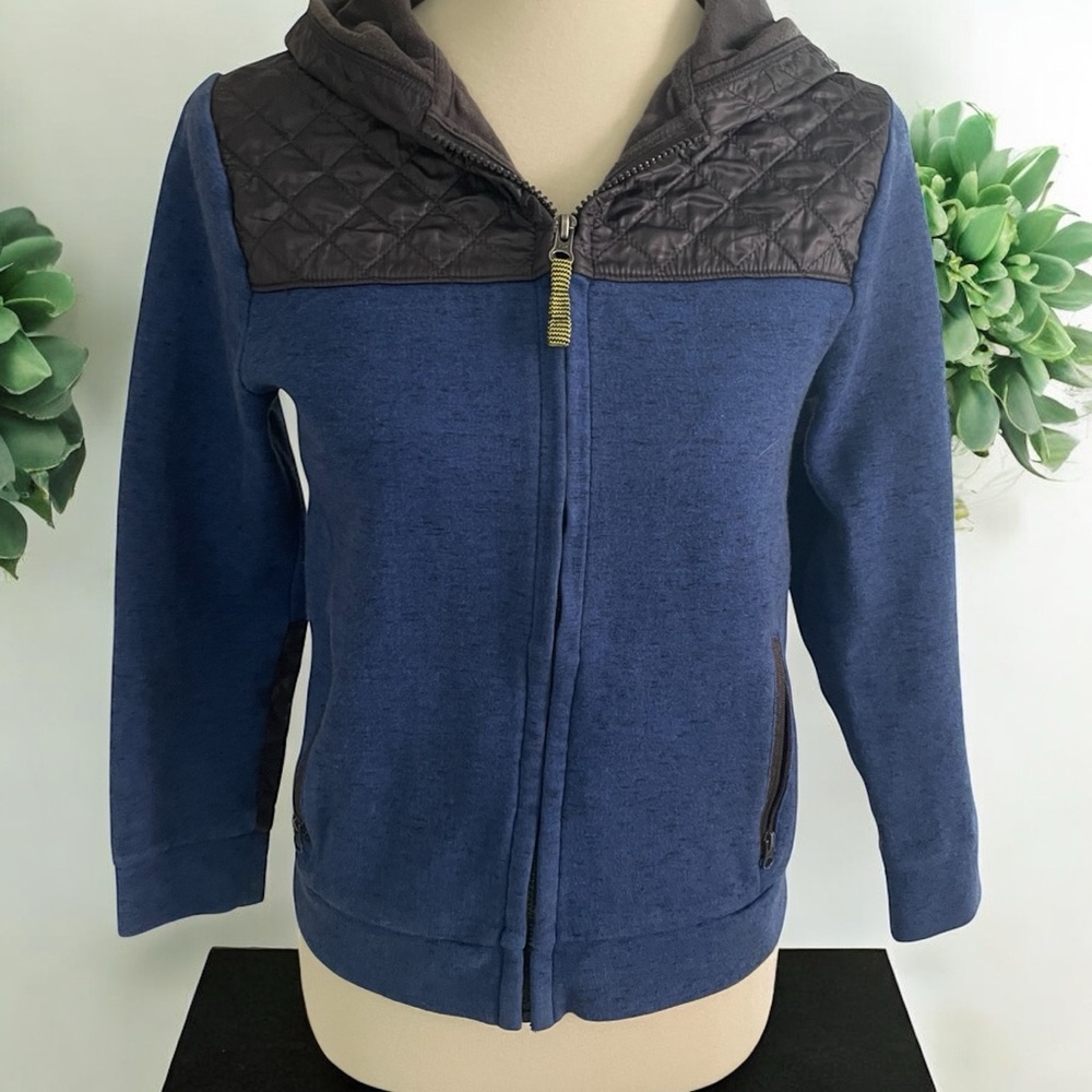 Kids‎ Blue and Black Quilted Jacket Size Medium 8/10